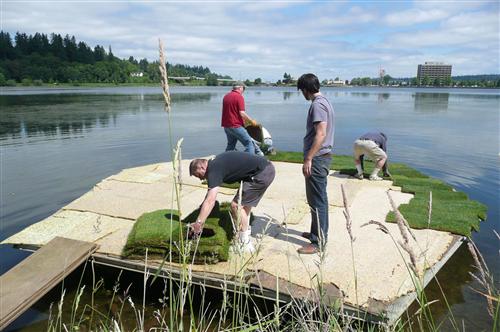 2010 Building Golf Island for Lakefair